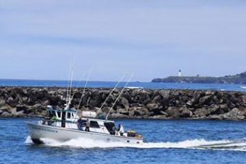 a small boat in a body of water